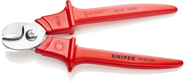 Knipex Kabelsaks greb indsprøjtet med kunststof isoleret, sprøjtet med kunststof, VDE-godkendt 230 mm